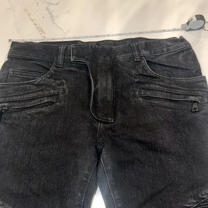 Balmain Black Men Jeans